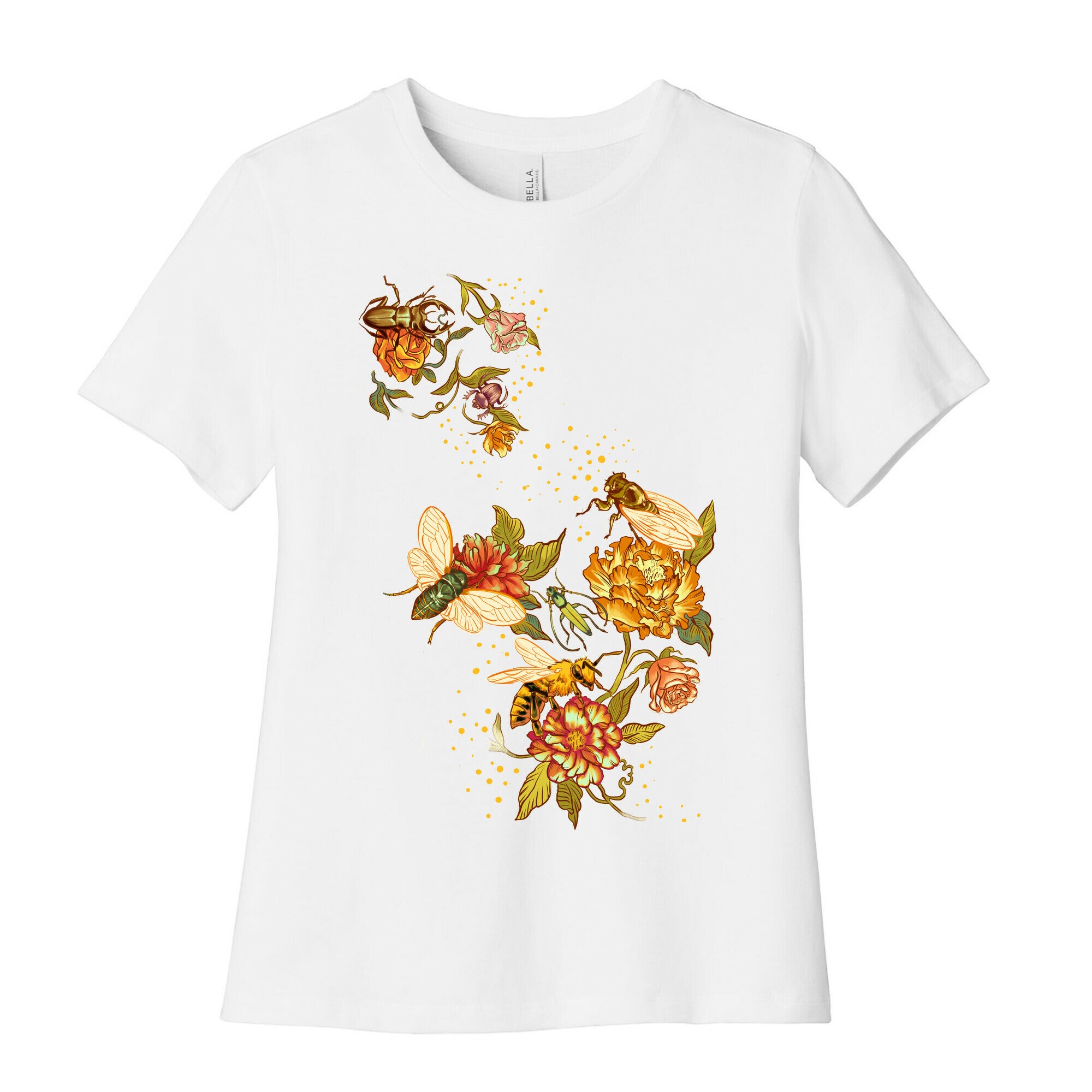 Florals & Insects Women's Cotton Tee